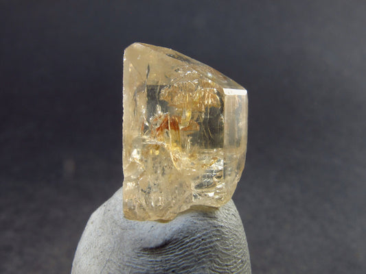 Imperial Topaz Crystal From Zambia - 0.6" - 8.5 Carats