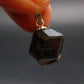 Sharp Black Melanite Andradite Garnet Silver Pendant From Mali - 0.8" - 3.65 Grams