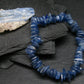 Blue Kyanite Genuine Bracelet ~ 7 Inches ~ 10mm Tumbled Beads