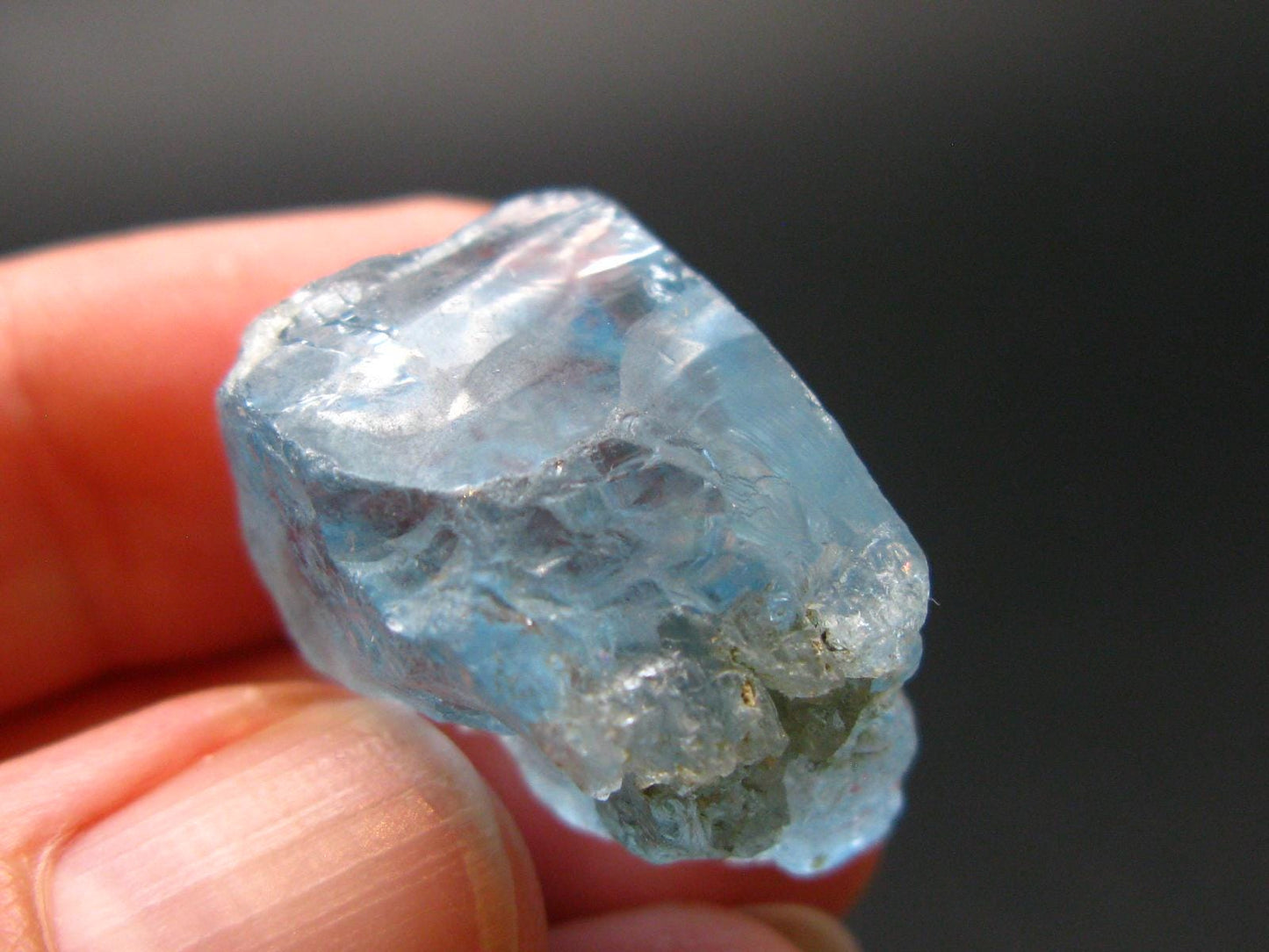 Natural Blue Topaz Crystal From Russia - 0.8" - 45.95 Carats