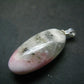 Rare Pink Tugtupite Sterling Silver Pendant From Greenland - 1.3" - 4.36 Grams