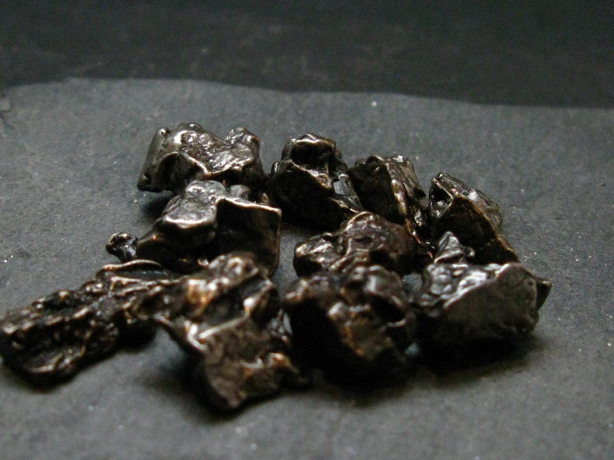 Lot Of 10 Campo Del Cielo Meteorite Pieces from Argentina - 44.28 Grams