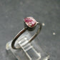 Bixbite Red Emerald Beryl Silver Ring From Utah USA - Size 6 - 1.83 Grams