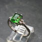Helenite Gaia Stone Gem Sterling Silver Ring From Washington - Size 8 - 1.69 Carats