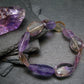 Ametrine Genuine Bracelet ~ 7 Inches ~ 18mm Facetted Beads