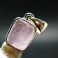 Pink Morganite Silver Pendant From Brazil - 0.8" - 2.3 Grams