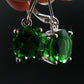 Helenite Gaia Stone Gem Sterling Silver Earrings From Washington - 7.0 Carats