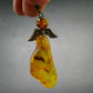 Baltic Amber 925 Silver Pendant - 2.3" - 4.51 Grams