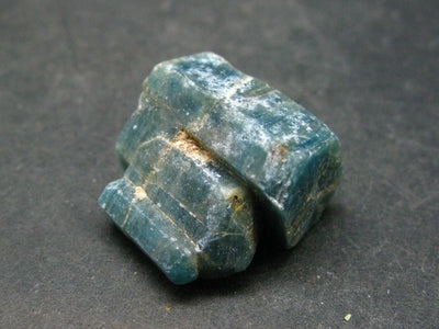 Large Neon Blue Apatite Crystal From Brazil - 1.1" - 12.4 Grams