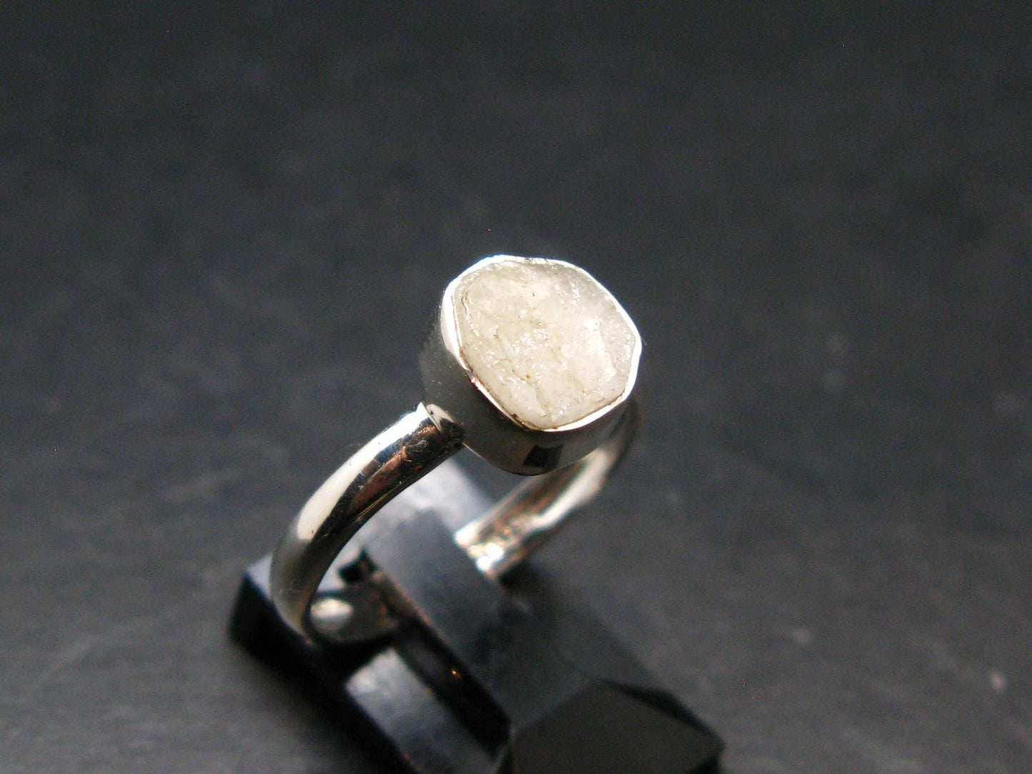 Phenakite Phenacite Sterling Silver Size 8 Ring from Nigeria - 2.06 Grams