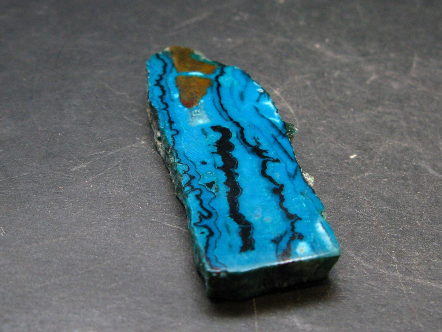 Chrysocola Slab from Arizona - 2.3" - 13.68 Grams