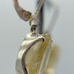 Golden Rutile Quartz Drop Earrings – Natural Rutile Crystal in Sterling Silver