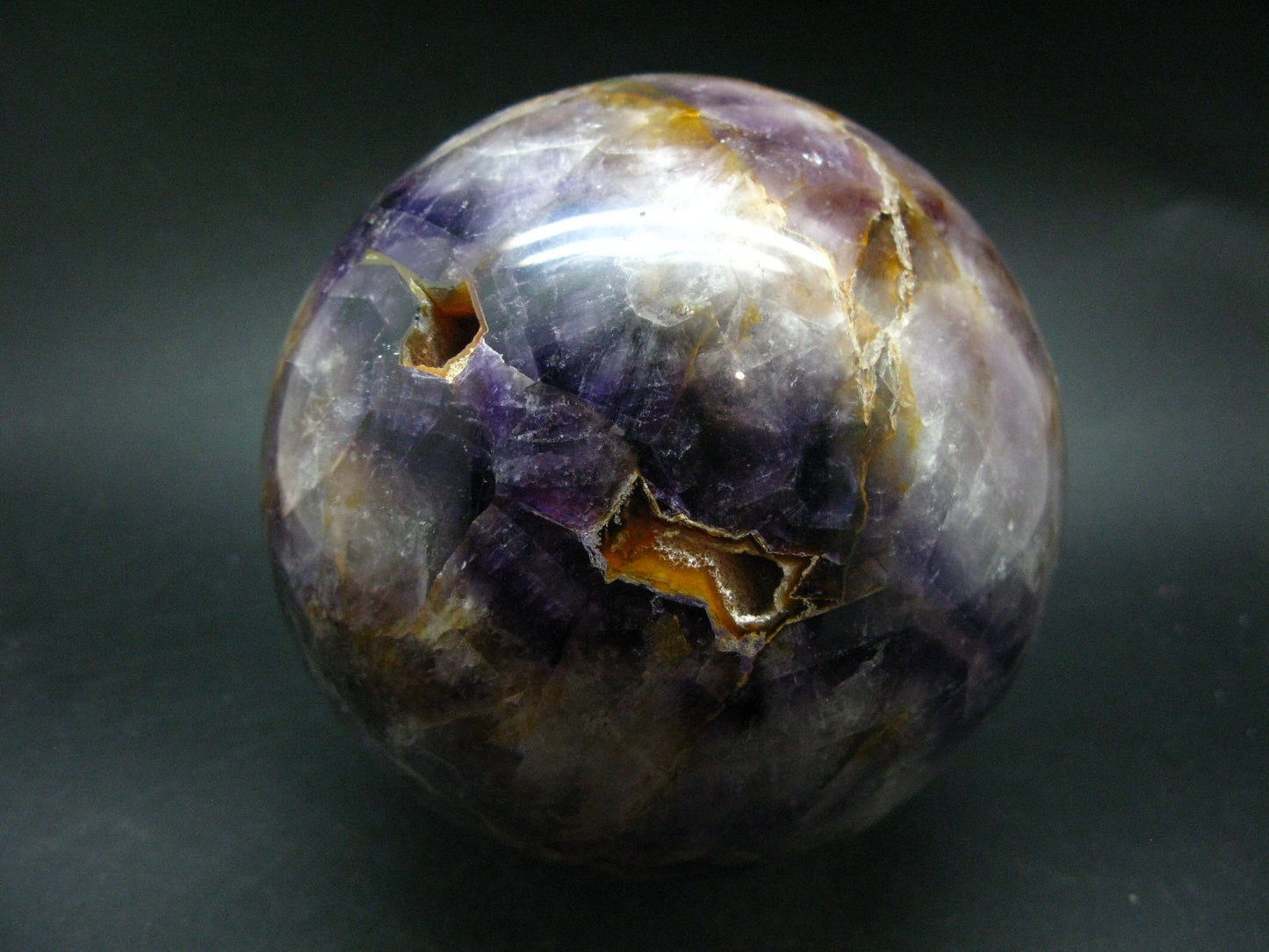 Rare Auralite Super 23 Large Sphere Ball Amethyst From Canada - 4.9" - 2530 Grams