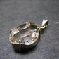 Fine Natural Herkimer Diamond Silver Pendant From New York - 1.4" - 9.79 Grams