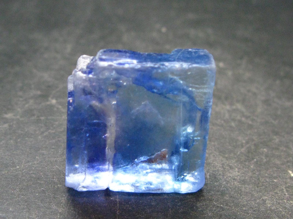 Blue Halite Crystal From USA - 1.1" - 18.24 Grams