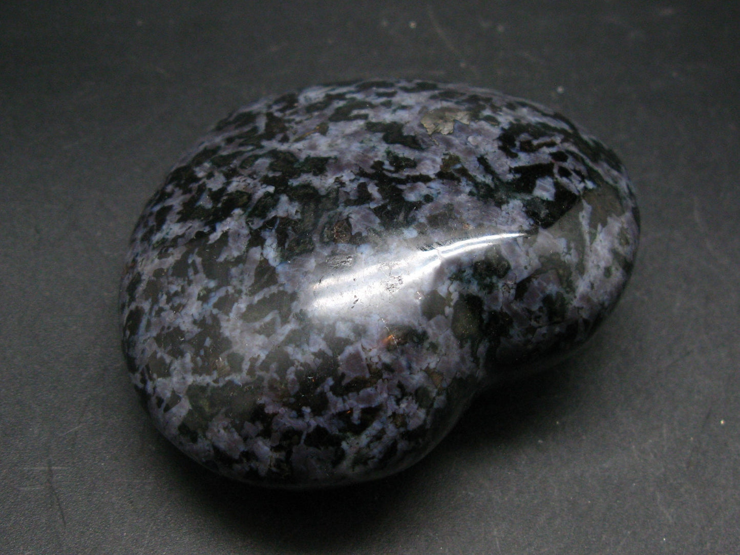 Mystic Merlinite Tumbled Heart From Indian Ocean - 3.2"