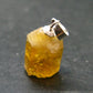 Gem Heliodor Golden Beryl Silver Pendant From Tajikistan - 10.0 Carats - 2.0"