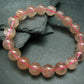 Strawberry Quartz Genuine Bracelet ~ 7 Inches ~ 11mm Round Beads