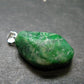 Extremely Rare Natural Maw Sit Sit Crystal Silver Pendant from Myanmar - 1.2" - 5.40 Grams