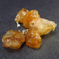 Set of 5 Golden Healer Quartz Crystal Pendants From Brazil