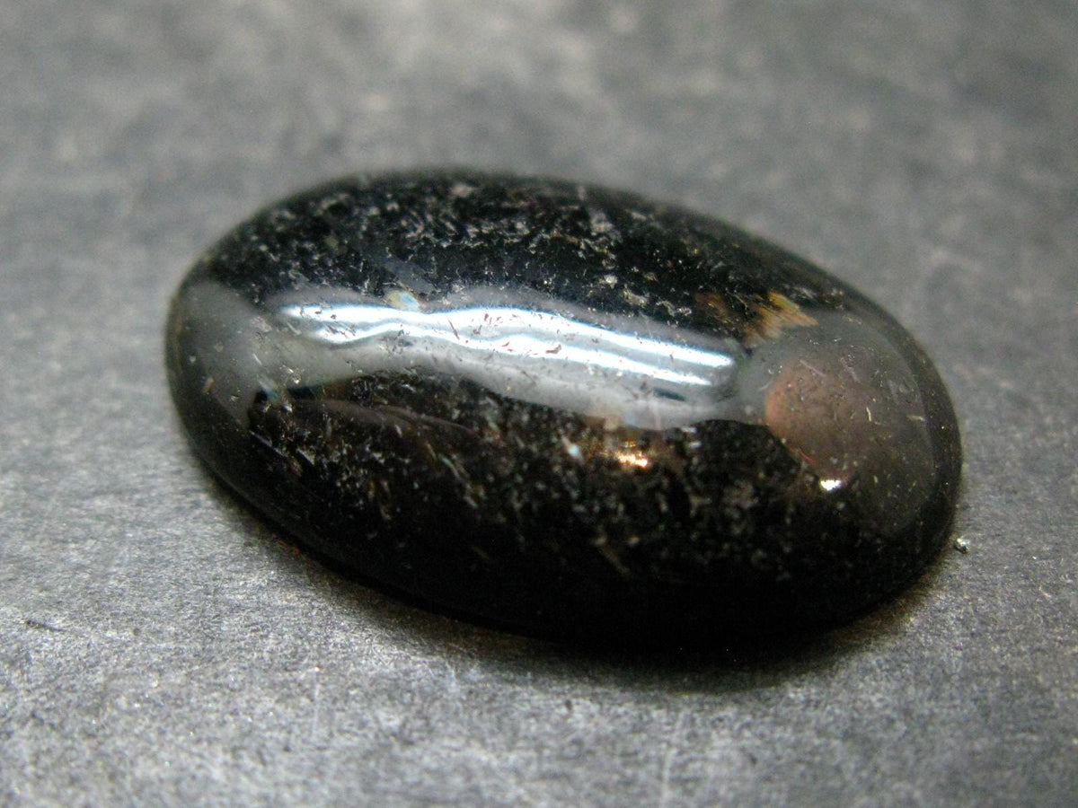 Rare Nuumite Nuummite Cabochon From Greenland - 1.1" - 6.32 Grams