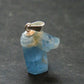Aquamarine Crystal Silver Pendant From Vietnam - 0.9" - 2.21 Grams