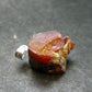 Vanadinite Crystal Silver Pendant From Morocco - 0.9" - 5.86 Grams