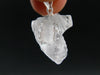 Gem Pollucite Polucite Crystal Silver Pendant from Pakistan - 1.0" - 3.04 Grams