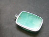 Chrysoprase Silver Pendant From Australia - 1.5" - 11.25 Grams