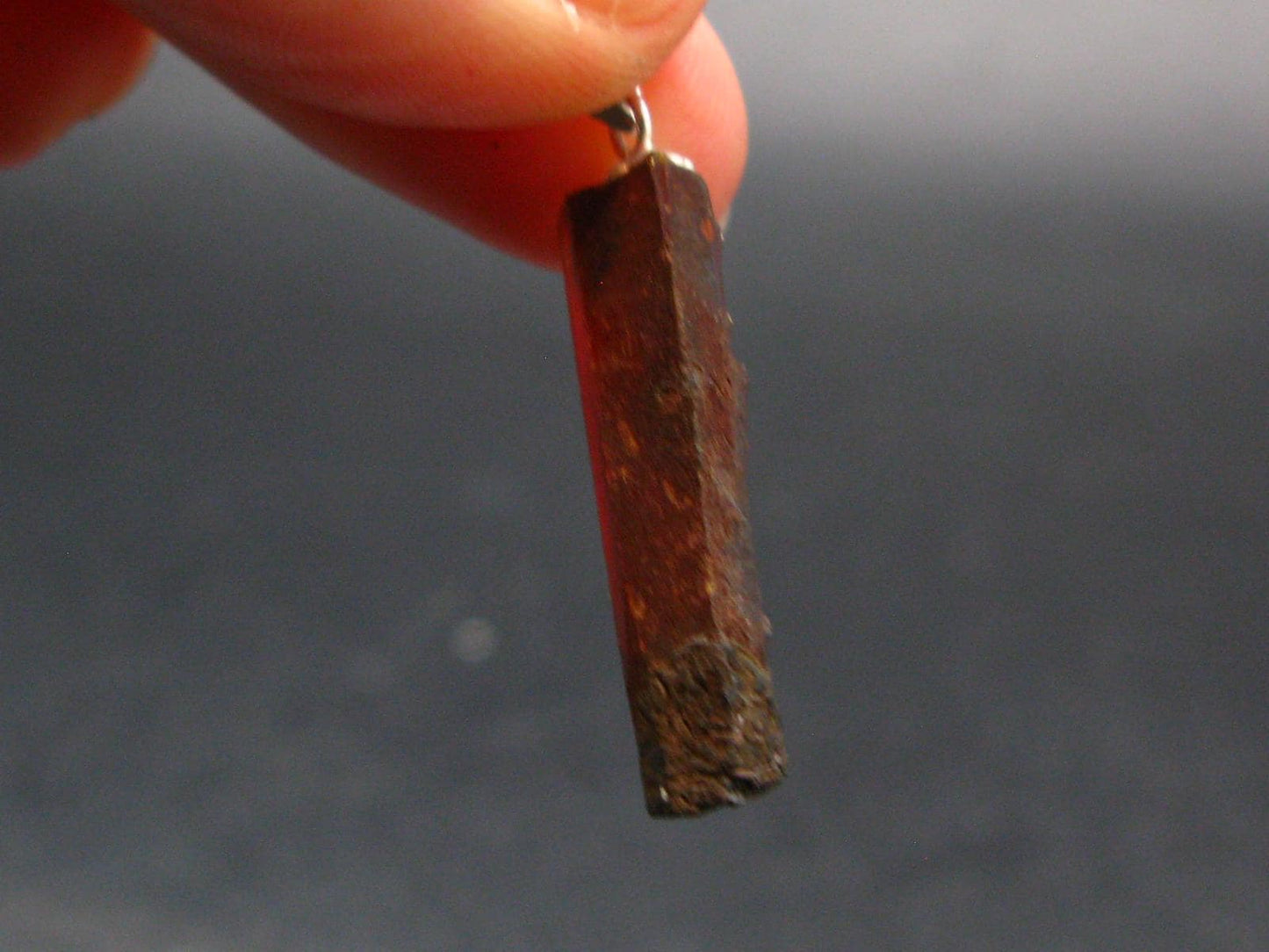 Zincite Zinkite Crystal 925 Silver Pendant From Poland - 1.3" - 3.79 Grams