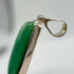 Natural Chrysoprase Pendant – Green Gemstone Sterling Silver Jewelry - Weight 6.07 g