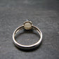 Very Rare White Cryolite 925 Silver Ring from Greenland - Size 6 - 1.84 Grams