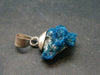 Cavansite Crystal Pendant In Sterling Silver From India - 0.9"