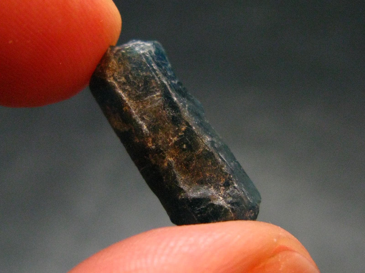 Large Neon Blue Apatite Crystal From Brazil - 0.8" - 2.23 Grams