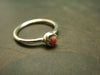 Bixbite Red Emerald Beryl Silver Ring From Utah USA - Size 7 - 1.74 Grams