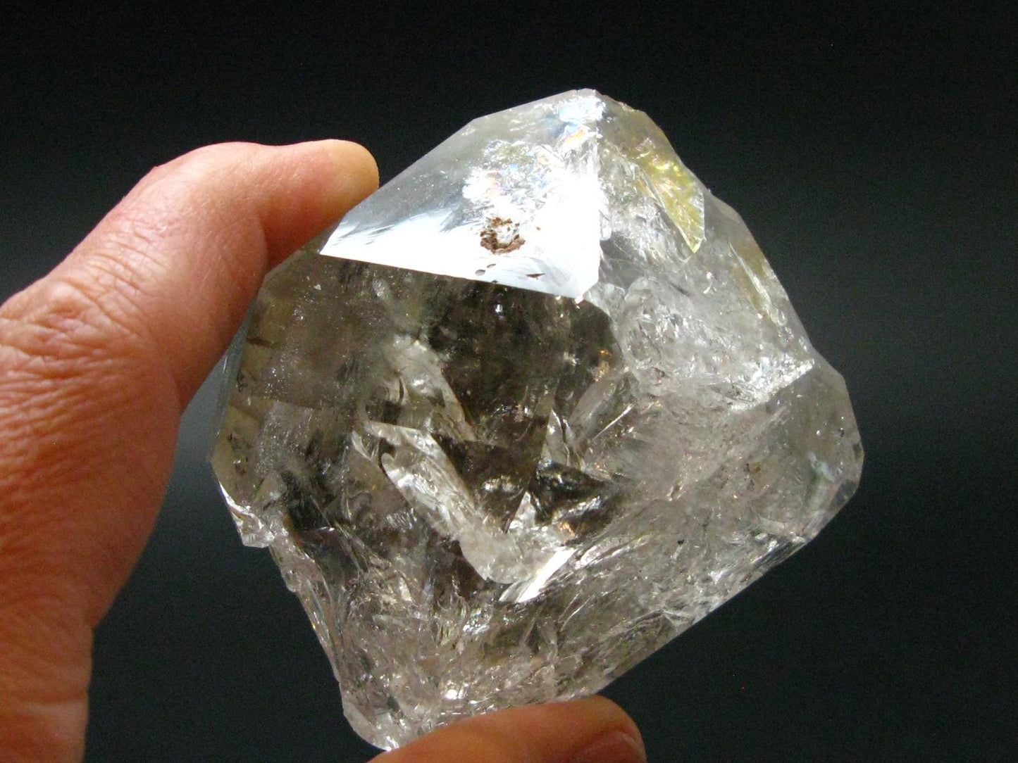 Fine Large DT Herkimer Diamond Quartz Crystal From New York - 2.6" - 163.55 Grams