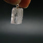 Nice Terminated Danburite Crystal Silver Pendant from Russia - 0.8" - 1.90 Grams