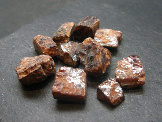 Lot of 10 Zircon Crystals From Tanzania - 35.75 Grams