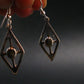 Moldavite Tektite Silver Earrings from Czech Republic - 3.03 Grams