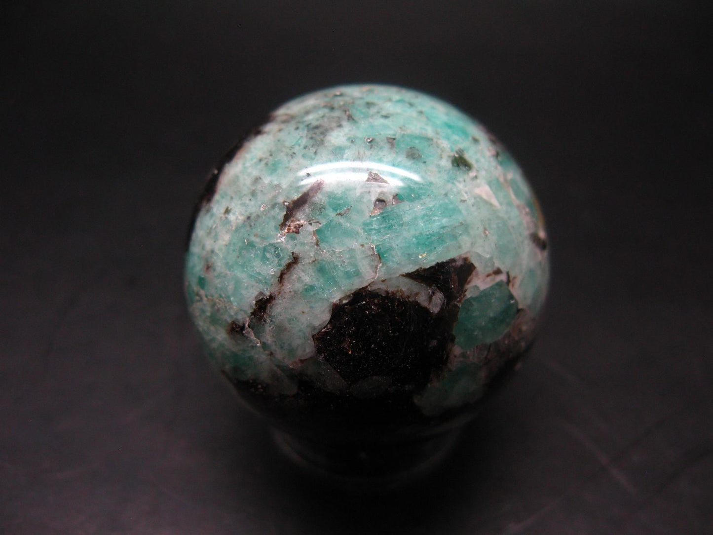 Emerald Sphere Ball From Russia - 1.9" - 149 Grams