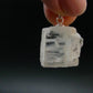 Clear Petalite Crystal Silver Pendant from Brazil - 0.9" - 4.49 Grams