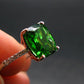 Helenite Gaia Stone Gem Sterling Silver Ring From Washington - Size 9 - 2.23 Carats