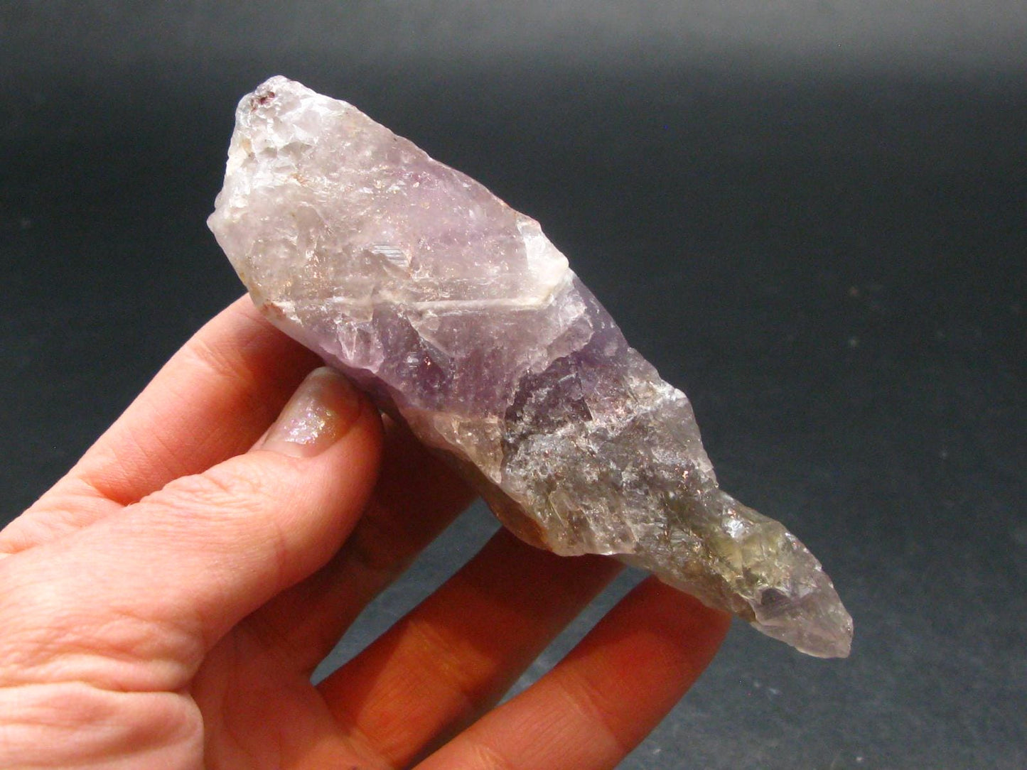Rare Amethyst Quartz Crystal From Brazil - 3.8" - 68.0 Grams