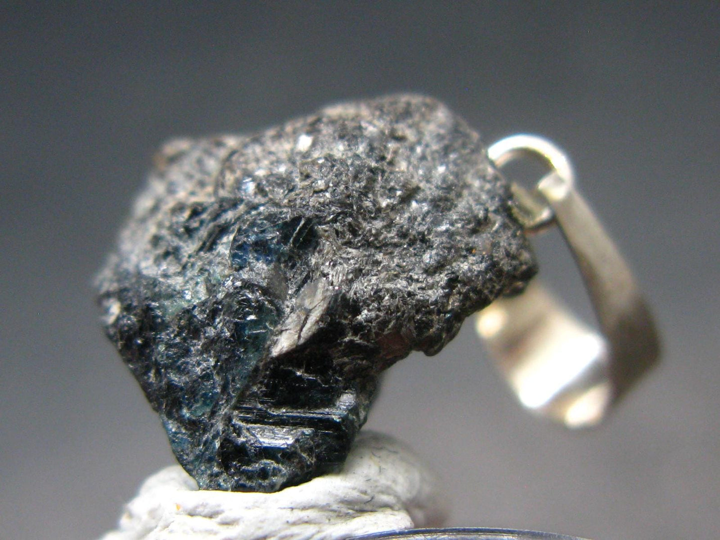 Alexandrite Chrysoberyl Crystal Silver Pendant From Brazil - 1.0" - 1.84 Grams
