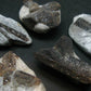 Fairy Cross!! Lot of 5 Dark Chocolate Staurolite Crystals from Russia