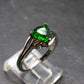 Helenite Gaia Stone Gem Sterling Silver Ring From Washington - Size 7 - 1.5 Carats