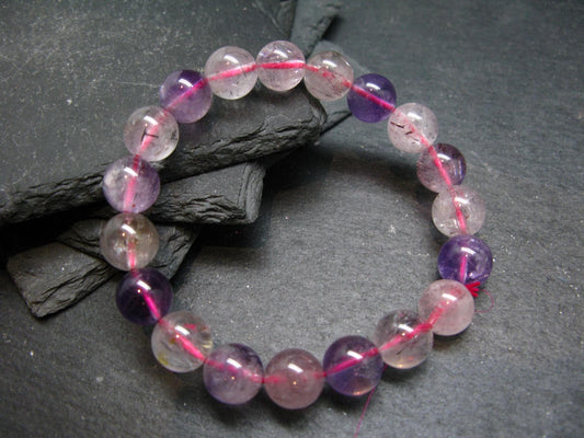 Super 7 Genuine Bracelet ~ 7 Inches ~ 10mm Round Beads