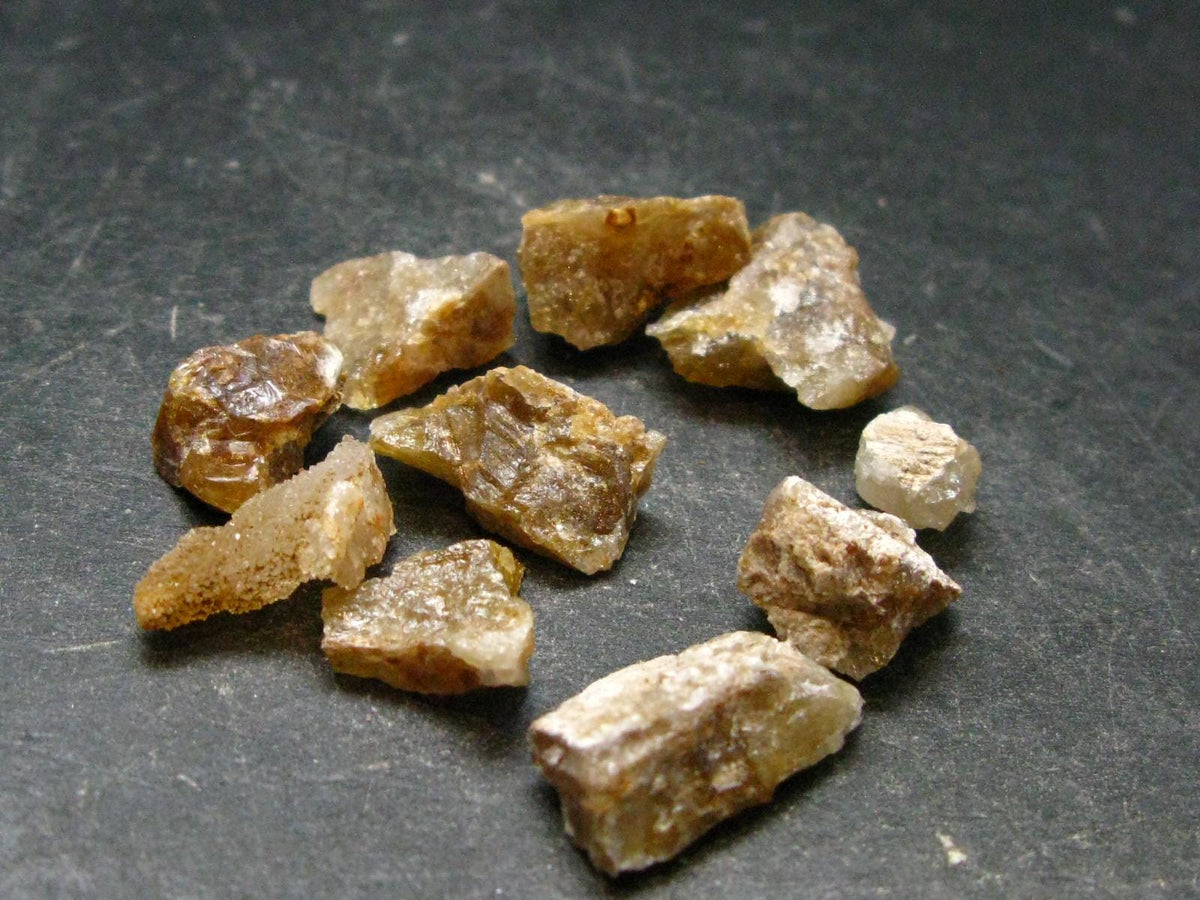 Lot of 10 Herderite Crystals from Brazil - 10.31 Grams