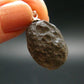 Colombianite Pseudotektite Silver Pendant from Colombia - 4.14 Grams - 1.1"