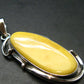 Natural Baltic Amber 925 Silver Pendant - 2.4"